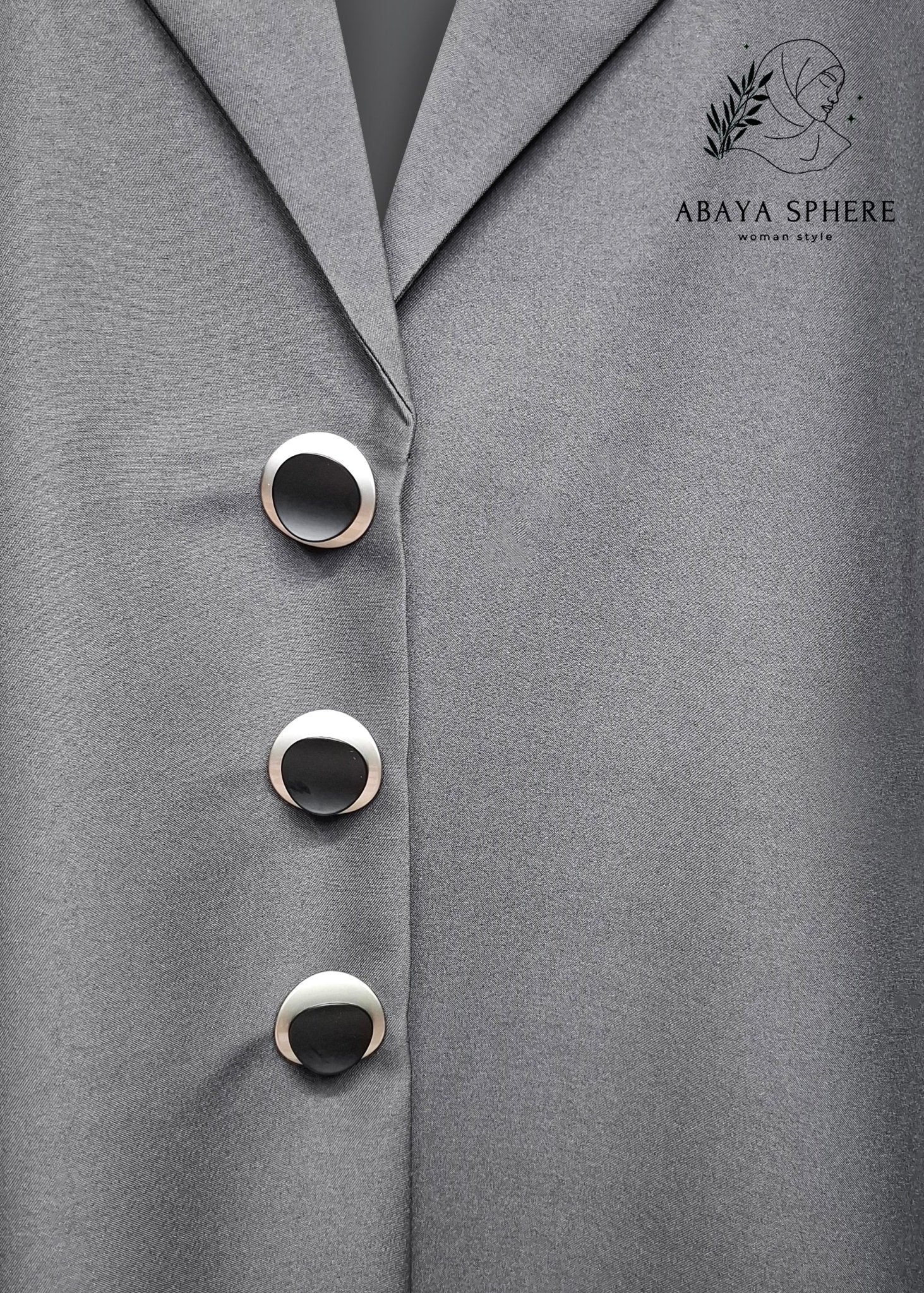 GREY-ABAYA-COAT-COLLAR-CUT-POCKET