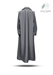 GREY-ABAYA-COAT-COLLAR-CUT-POCKET