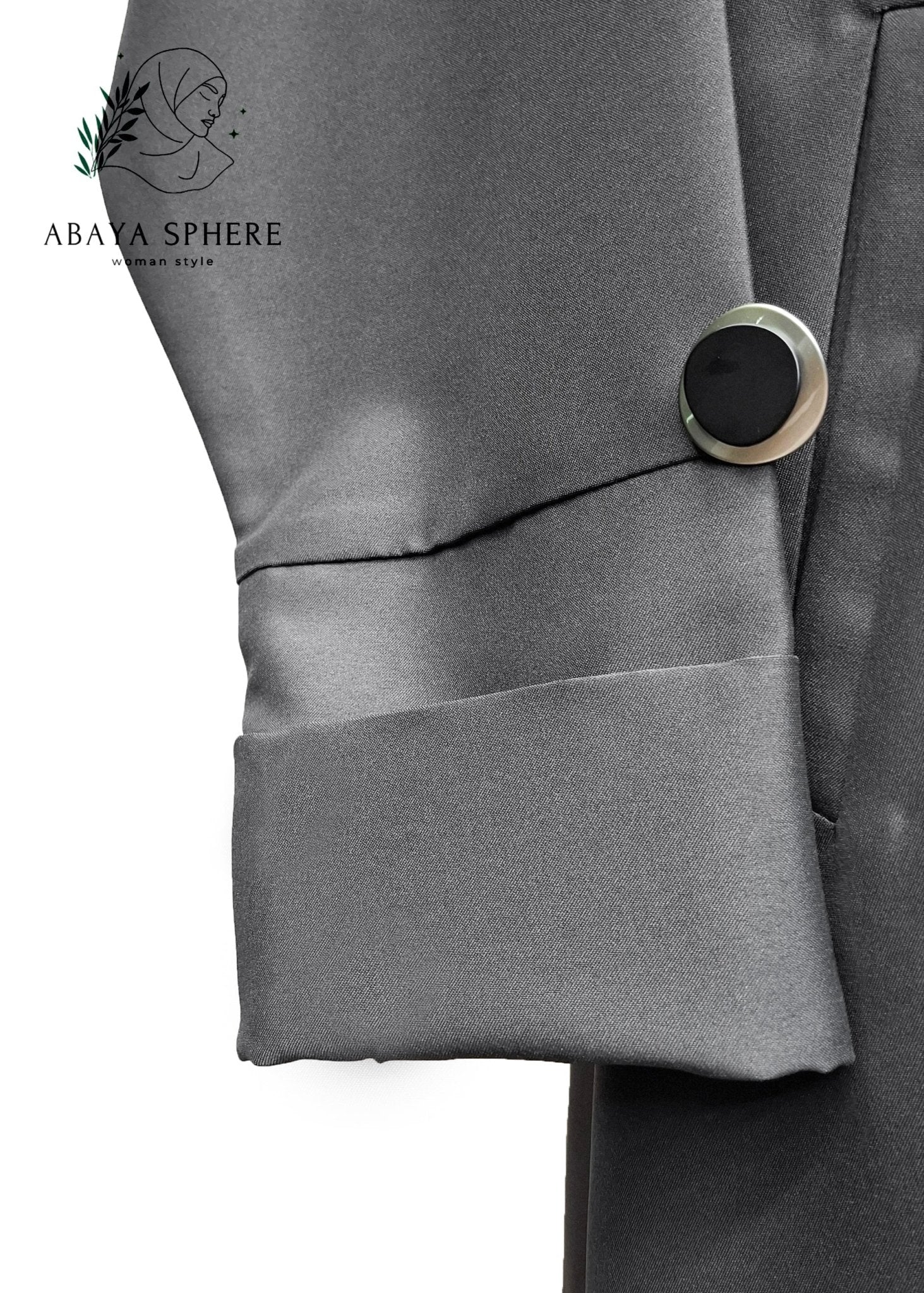 GREY-ABAYA-COAT-COLLAR-CUT-POCKET